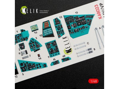 MI-24V interior 3D decals for Zvezda kit 
