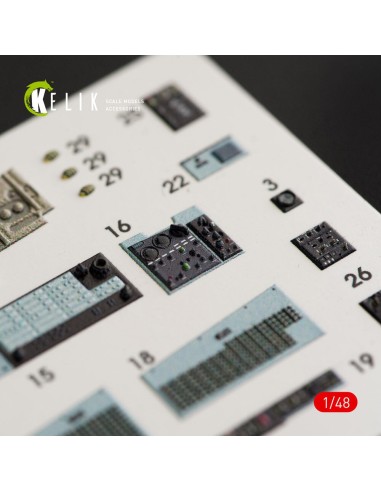 F-4B interior 3D decals for Tamiya kit 