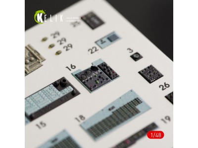 F-4B interior 3D decals for Tamiya kit 