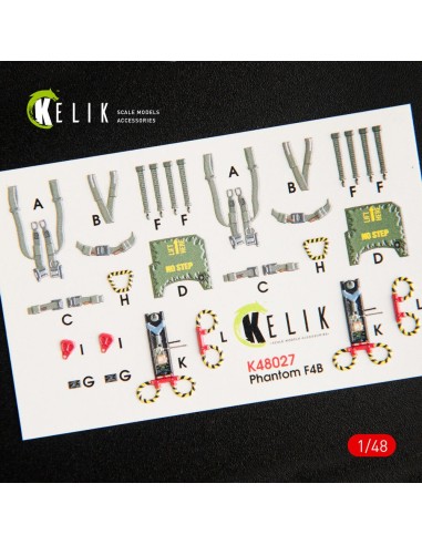 F-4B interior 3D decals for Tamiya kit 
