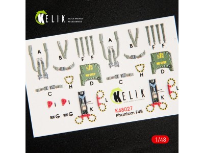 F-4B interior 3D decals for Tamiya kit 