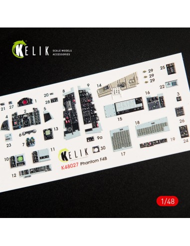 F-4B interior 3D decals for Tamiya kit 