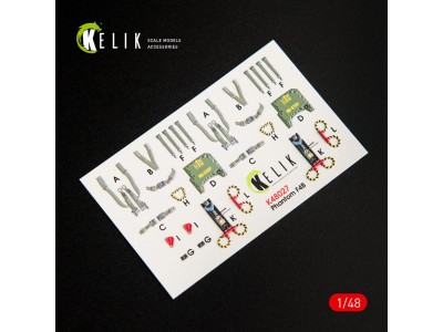 F-4B interior 3D decals for Tamiya kit 
