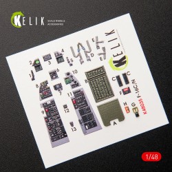 F-16C\N Fighting Falcon interior 3D decals for Tamiya kit 