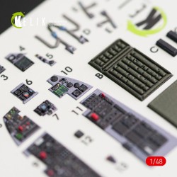 F-16C\N Fighting Falcon interior 3D decals for Tamiya kit  2