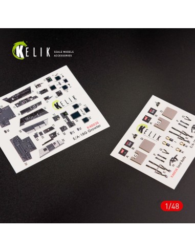 EA-18G Growler interior 3D decals for MENG kit 