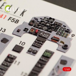 F-5B Freedom Fighter interior 3D decals for Kinetic kit  2