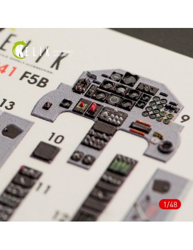 F-5B Freedom Fighter interior 3D decals for Kinetic kit 
