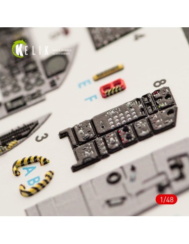 F-15C MSIP II Eagle interior 3D decals for GWH kit 