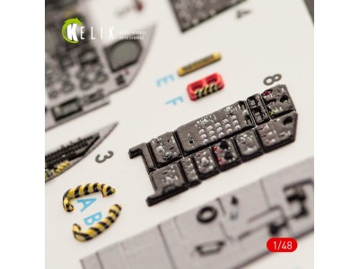 F-15C MSIP II Eagle interior 3D decals for GWH kit 