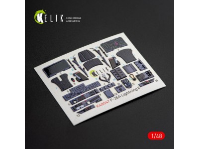 F-35A Lightning II interior 3D decals for Kitty Hawk / Zimimodel kit 