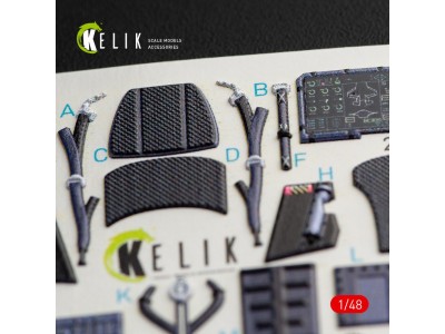 F-35A Lightning II interior 3D decals for Kitty Hawk / Zimimodel kit 