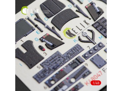 F-35A Lightning II interior 3D decals for Kitty Hawk / Zimimodel kit 