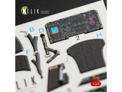 F-35B Lightning II interior 3D decals for Kitty Hawk / Zimimodel kit 