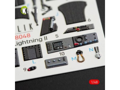 F-35B Lightning II interior 3D decals for Kitty Hawk / Zimimodel kit 