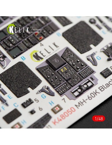 MH-60K Black Hawk interior 3D decals for Italeri kit 2666 