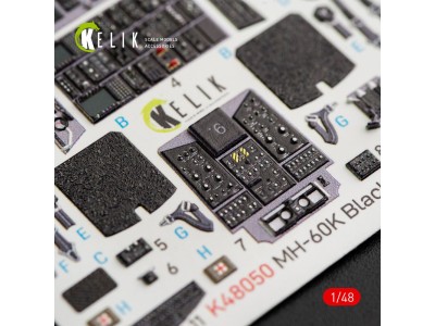 MH-60K Black Hawk interior 3D decals for Italeri kit 2666 