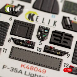 F-35A Lightning II interior 3D decals for Meng kit  2