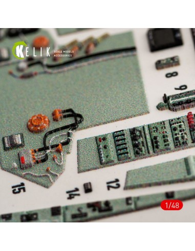 SU-27 Flanker interior 3D decals for GWH kit 