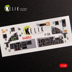 JASDF F-2A interior 3D decals for Hasegawa kit 