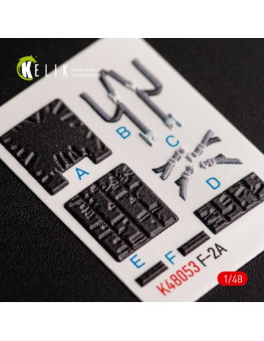 JASDF F-2A interior 3D decals for Hasegawa kit 