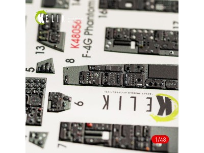 F-4G interior 3D decals for Meng kit 