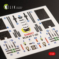 T-50 ROKAF interior 3D decals for Academy kit  2