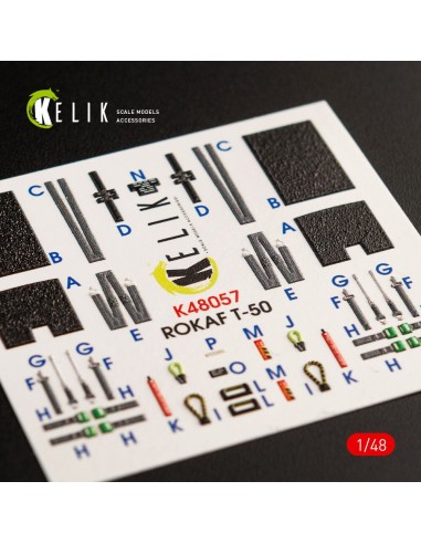 T-50 ROKAF interior 3D decals for Academy kit 