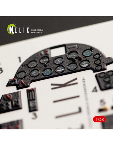 F4U-1A Corsair interior 3D decals for Tamiya kit 