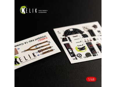 F4U-1A Corsair interior 3D decals for Tamiya kit 