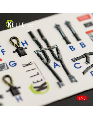 F-14D Tomcat interior 3D decals for Tamiya kit 