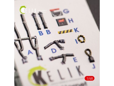 F-18C Hornet interior 3D decals for Hasegawa kit 