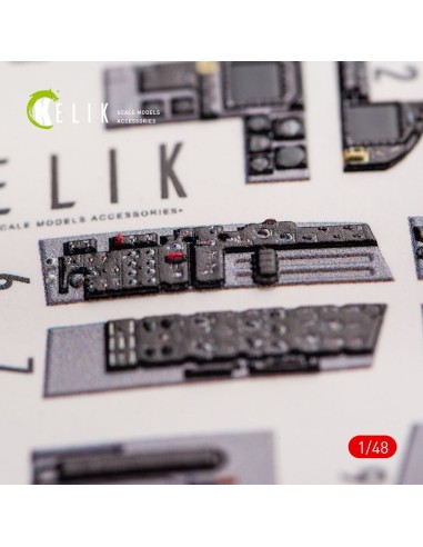 F-18C Hornet interior 3D decals for Hasegawa kit 