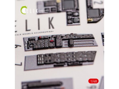 F-18C Hornet interior 3D decals for Hasegawa kit 