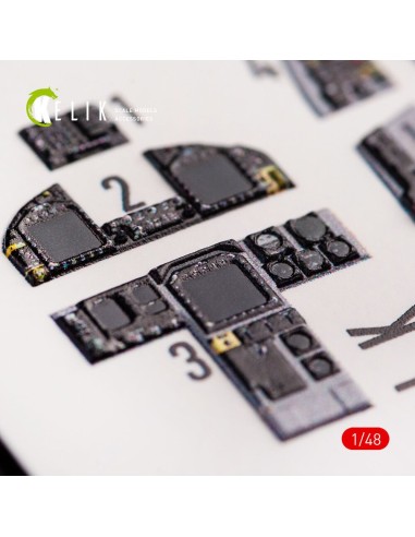 F-18C Hornet interior 3D decals for Hasegawa kit 