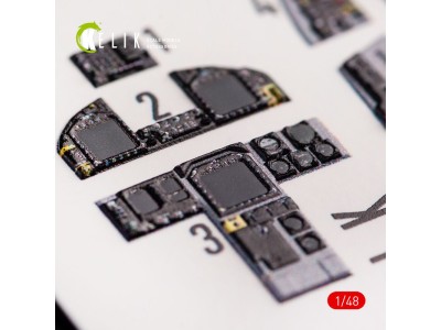 F-18C Hornet interior 3D decals for Hasegawa kit 