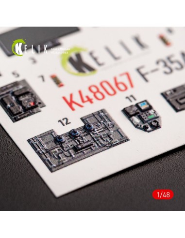 F-35A interior 3D decals for Tamiya kit 