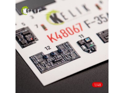 F-35A interior 3D decals for Tamiya kit 