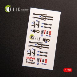 F-14A Tomcat late interior 3D decals for Tamiya kit  2