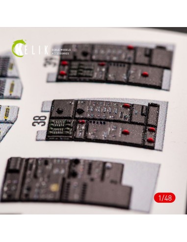 F-14A Tomcat late interior 3D decals for Tamiya kit 