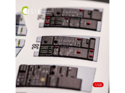 F-14A Tomcat late interior 3D decals for Tamiya kit 