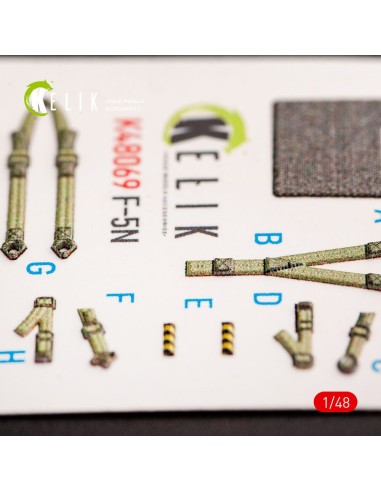 F-5N interior 3D decals for AFV Club kit 