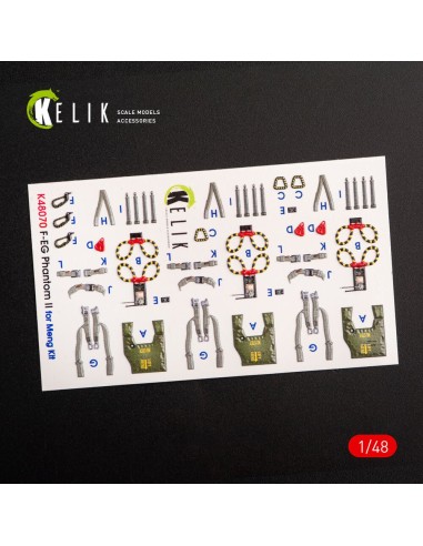 F-4E Phantom II interior 3D decals for Meng kit 