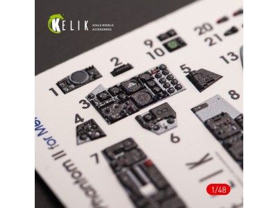 F-4E Phantom II interior 3D decals for Meng kit 