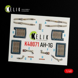 AH-1G interior 3D decals forICM/SpecialHobby kit 