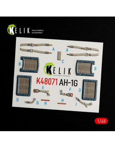 AH-1G interior 3D decals forICM/SpecialHobby kit 