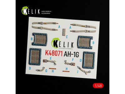 AH-1G interior 3D decals forICM/SpecialHobby kit 