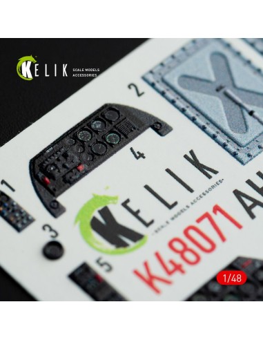 AH-1G interior 3D decals forICM/SpecialHobby kit 
