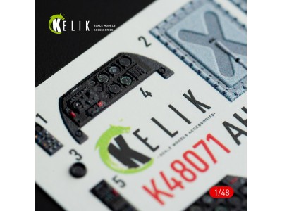 AH-1G interior 3D decals forICM/SpecialHobby kit 