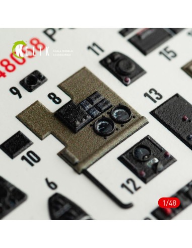 P-61B 'Black Widow' interior 3D decals for GWH kit 